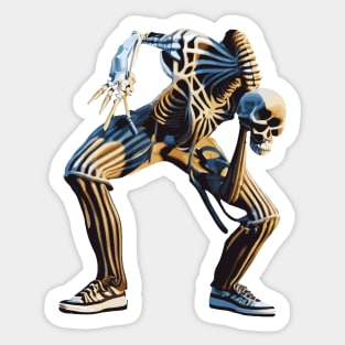 skull dancer Sticker